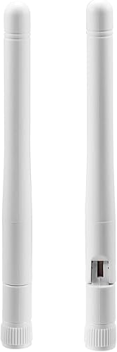 Miniatura 7 de Bingfu Antena WiFi externa RP-SMA 2.4GHz 5GHz 5.8GHz 3dBi Reemplazo de antenas inalámbricas de doble banda (paquete de 2) para enrutador WiFi