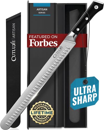 Cutluxe Brisket Knife – 12" Carving & Slicing Knife for Meat &...