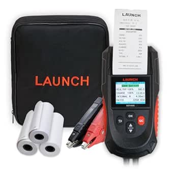 LAUNCH BST-860S Battery Tester with Printer, 12V 24V Automotive Digital Battery Analyzer, Starter Charging System and Voltage Test Tool