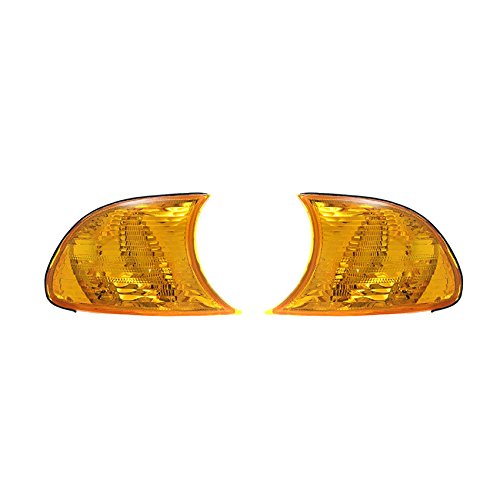 Rareelectrical New Turn Signal Lights Pair Compatible With Bmw 323Ci 328Ci 2000 63126904299 Bm2521106 63126904300 63-12-6-904-300 63-12-6-904-29963 12 6 904 300