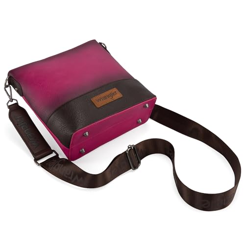 Image of Wrangler Crossbody Purses for Women Two Tone Crossbody Bags Women Purses and Handbags