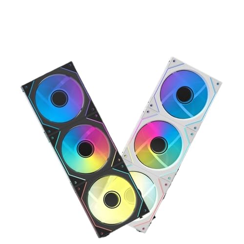 Ventilador para caja de PC reversible de 120mm que oculta cables internos 6