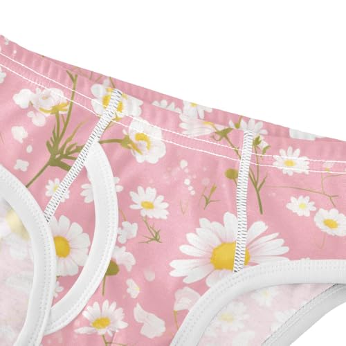 KLL FLOWERs Pink Background Toddler Boy Soft Underwear Briefs Cute Undies4