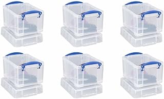 Really Useful Box 3 Litre Pack of 6 - Color: Clear