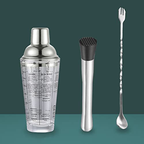 カクテルシェーカー 3点セット 400ml バーテンダー スノー カップ バーウェアツールセット マティーニ カクテル ステンレス製 最高ツール パーティーグッズ バーセット シェーカー 多用性 お酒 業務用 自家製