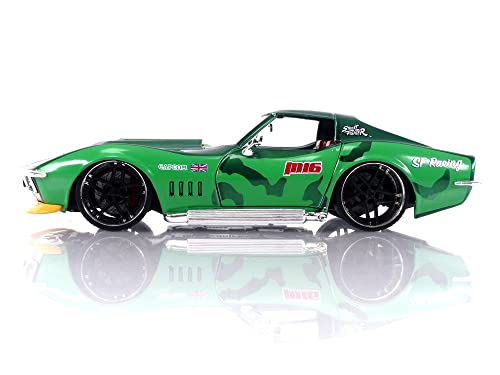 Jada Street Fighter 1969 Chevrolet Corvette Stingray ZL1 1:24 miniatura 2