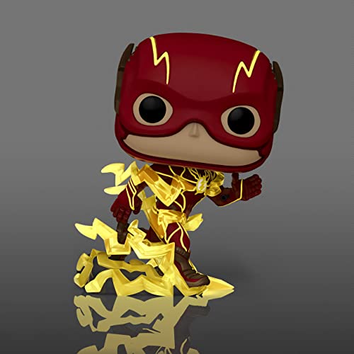 Funko Pop! Movies: DC - The Flash, The Flash Glow in The Dark, Amazon Exclusive - Image 4