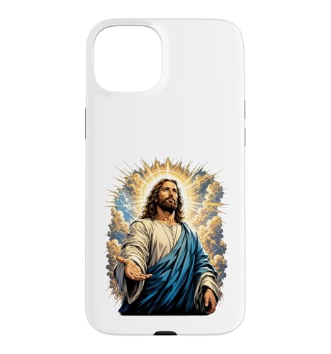 �C�G�X�E�L���X�g�͓V�̉_��n���L���X�g���̐M�� �X�}�z�P�[�X iPhone 15 Plus �p
