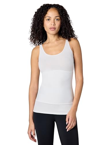 Yummie Women's Alice Yummie Tummie 3-Panel Shaping Tank, White, Large