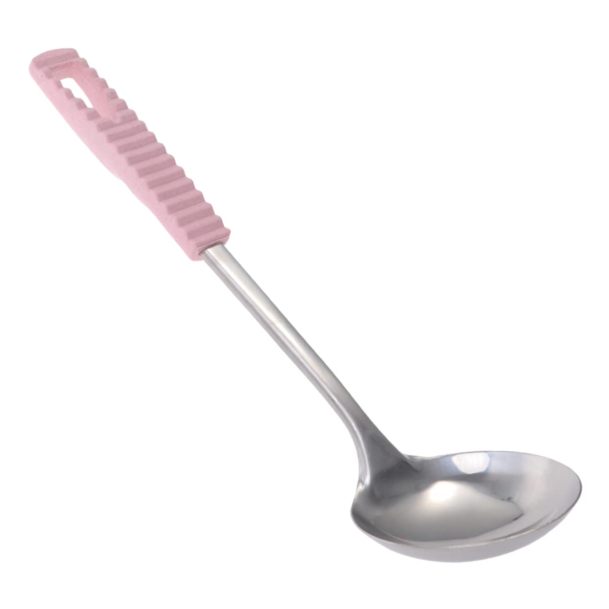 SMASOLO Stainless Steel Soup Spoon with Vacuum Ergonomic Handle Kitchen Utensil for Home Cooking Buffet and Catering Elegant Design Occasion