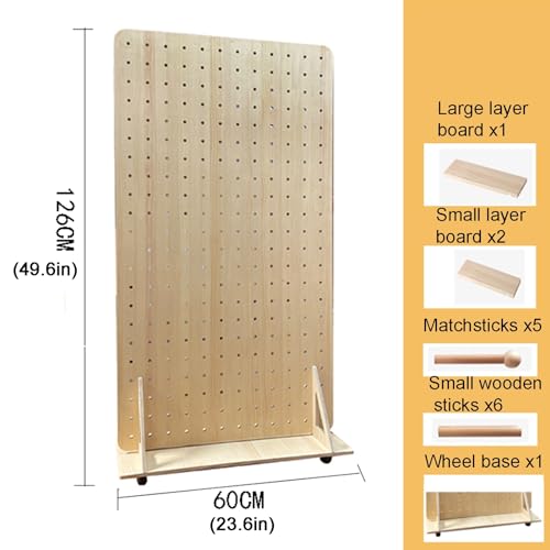 Pegboard garażowy stojak ścienny zestaw kluczy do przechowywania wierteł stojaki uchwyty długie haczyki zamontowany organizer centra ekspozycje domowe, ruchomy wolnostojący stojak na pegboard