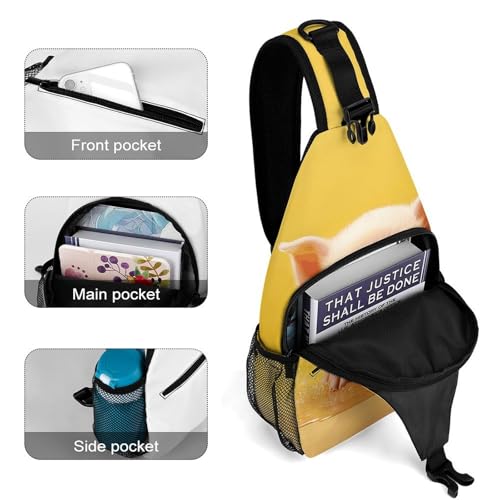 Bolso bandolera casual deportivo para mujer y hombre miniatura 4