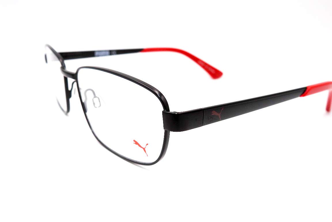 PUMA Junior Child Black Eyeglasses PJ0011-001