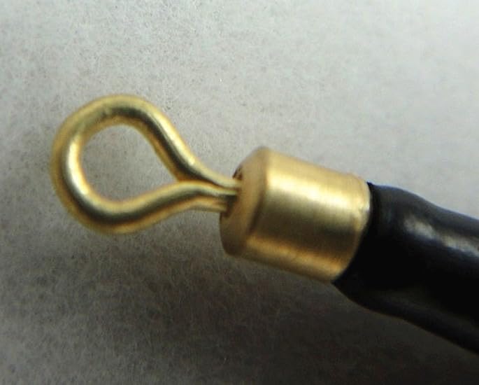 200 piezas conectores para flotadores de pesca rojo/cobre miniatura 6