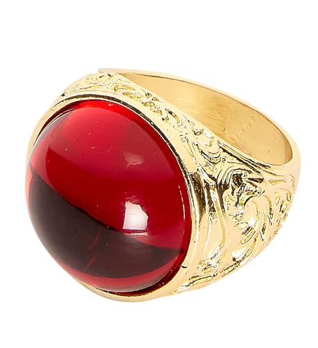WIDMANN Anillo con Gemma Unisex-Adult, rojo, talla única, vd-wdm46740