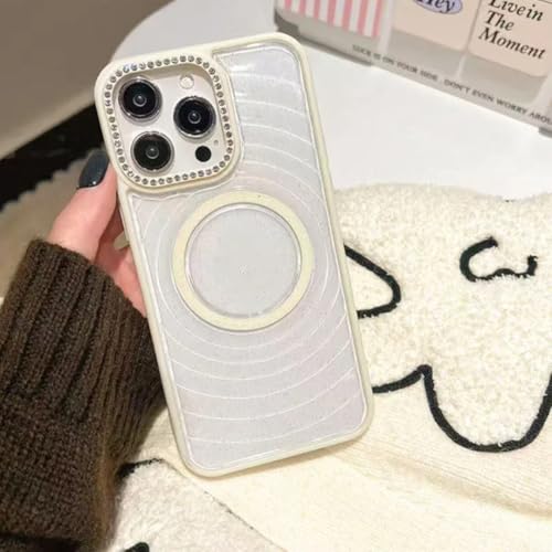 Coque paillettes iPhone 14 Pro magnétique pour recharger votre téléphone en voiture