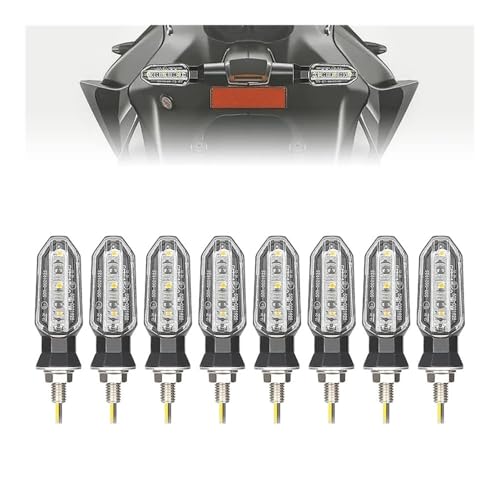 Clignotants de moto 8mm LED transparents pour CBR500R CRF250L CB500X