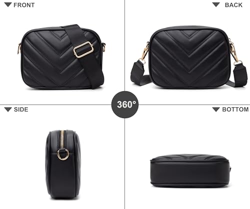 Small Quilted Crossbody Bags for Women Stylish Leather Purse Designer Handbag with Coin Pouch for Shopping, Dating, Traveling4