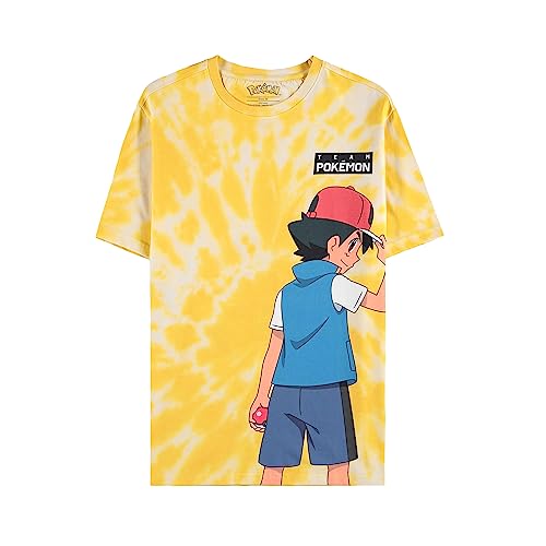 Camiseta Ash and Pikachu Pokemon vetement manga pour collectionneur de jeux