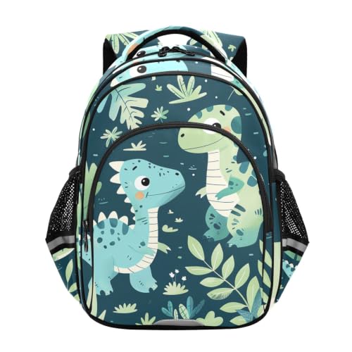 Sac pour tout-petits imprimé jungle et dinosaures pour la rentrée en maternelle