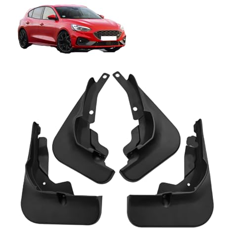 Mud Flaps for Ford Focus ST Saloon 2018-2020, Front & Rear Wheel Tire Splash Guards All Weather Fender Mudguards Sediment Protection Mudflaps