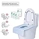 Einweg Toilettenauflage - 50Pcs Wasserdicht einzeln verpackt WC-Sitz Matte für Kleinkinder, Kinder, Erwachsene, schwangere Frauen, Verwendung in öffentlichen Toiletten