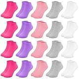 ZERULETS Calcetines para niñas pequeñas, 7- 10 años