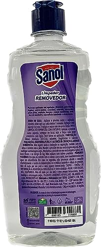 Sanol, Removedor Limpador (Sem hidrocarbonetos e petroquímicos), Aroma Lavanda, 500ml, Roxo