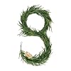 72 Christmas Artificial Norfolk Pine Garlands Real Touch Winter Faux Greenery Garland Realistic Artificial Garland for Table Mantle Fireplace Indoor Window Stairs Outdoor Decoration 1