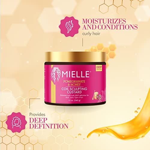 image for Mielle Organics Pomegranate & Honey Sculpting Custard, Natural Styling