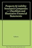 Property & Liability Insurance Companies — Checklists and Illustrative Financial Statements