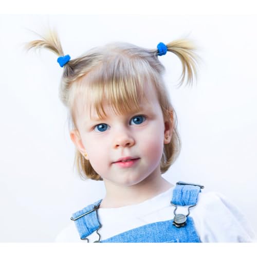 Image of 120 Pcs Baby Hair Ties, Cotton Toddler Hair Ties for Girls and Kids, Multicolor Small Seamless Hair Bands Elastic Ponytail Holders,Bright Color | Multicolor Small Seamless Hair Bands Elastic Ponytail Holders,Bright Color