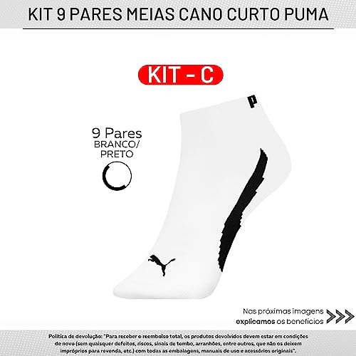 KIT 09 MEIA SAPATILHA ESPORTIVA MASCULINA - PUMA |KIT - C | 39-43