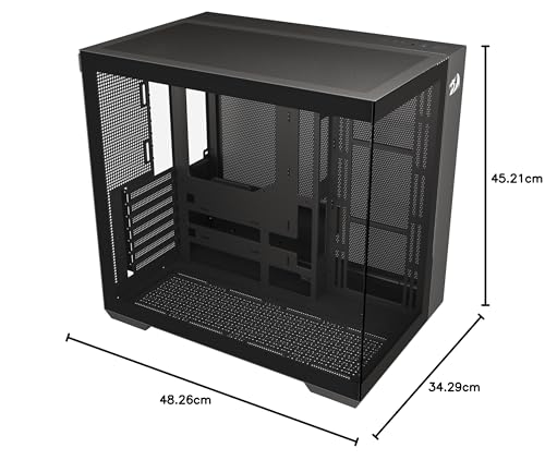 Carcasa ATX Redragon GC-623 para PC con vidrio templado de 270 grados 7