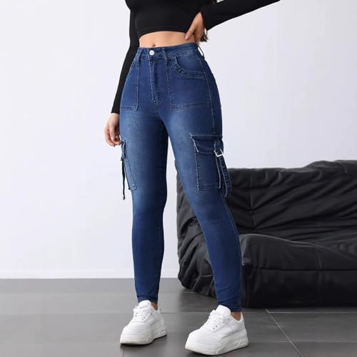 Skinny Jeans for Women Slim Fit Stretchy Denim Pants Jeggings with Pockets3
