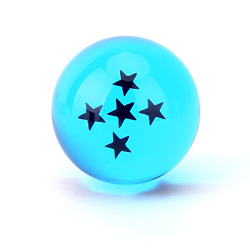 Image of Boxtree Children Toy New Gift Box Set of 7pcs Ball Z 43mm /1.7 inch Stars Crystal Ball (Blue)