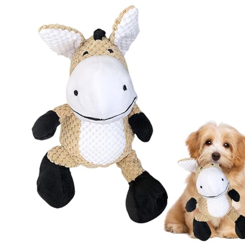 カサカサ音付きぬいぐるみ犬用おもちゃ | 子犬用 かわいい ぬいぐるみ - 大型犬向け 遊べる丈夫なおもちゃ ガジガジ噛む子にも