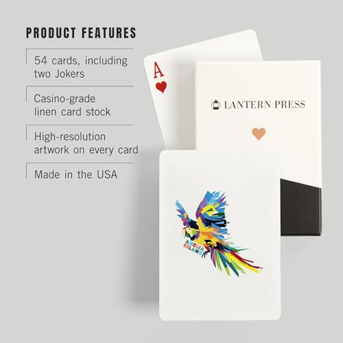 Baraja de 52 cartas poker Amelia Island Florida miniatura 3
