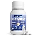 Melatonina Forte e Pura 400 Compresse (1 Anno), Integratore Vegano Rilassante, 1 mg per compressa per un sonno naturale e profondo, ideale per ridurre l'insonnia e lo stress by NATURIN