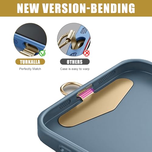 6 Piezas Almohadillas Universales de Acero Inoxidable,Parche Multifuncional Para Teléfono Móvil,Almohadilla de Parche Multifuncional Para Cordón de Teléfono Móvil,Parche Para La Mayoría De Teléfonos - Imagen 4