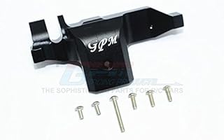 GPM For Traxxas TRX-4 Trail Defender Crawler Upgrade Parts Aluminum Transmission Lower Spur Gear Case Cover - 1Pc Set Black