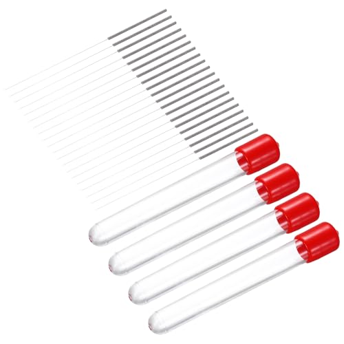 sourcing map 20Pcs 3D Printer Nozzle Cleaning Kit Precision 0.3mm Stainless Steel Cleaner Needles for 3D Printer Clog Re