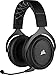 Corsair HS70 PRO Wireless Casque de Gaming Son surround 7.1, Sans-fil 2,4 GHz à faible latence, 12 mètres Portée, Léger, Unidirectionnel Antibruit Microphone avec PC, PS4 Compatibilité - Noir