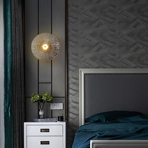Lámpara de pared de cobre para sala de estar con apliques modernos de diseño 7
