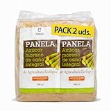 Pack 2x Panela Comercio Justo y Bio 500 g | 2 Paquetes de 500 g (Total 1 kg) | Azúcar Integral Ecológico | Sabor Dulce Natural