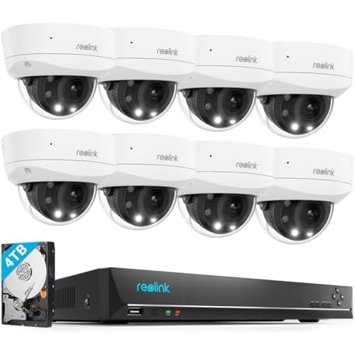 REOLINK 4K PoE Outdoor Cameras with NVR Bundle