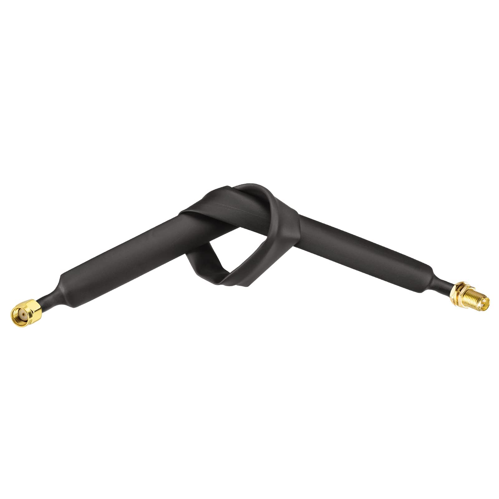 Bingfu 2 Stück 30 cm RP-SMA Stecker auf RP-SMA Buchse LoRa Fensterkoaxialkabel für WLAN-Antenne, Helium-Moller-Antenne, 2 Stück