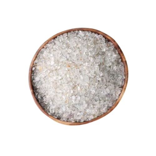Image of Natural Topaz Crystal Chips Stone 50 Gm for Reiki, Meditation, Vastu & Feng Shui | Polished Gemstone Chips for Home Decor, Jewellery Making, Resin Art & Craft
