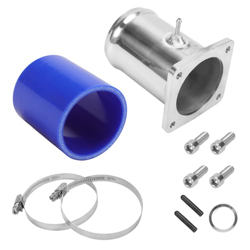 LDLRevX Kit Rimozione Valvola Egr OM606 3.0 TD Per E300 W210 S210, Kit di Rimozione Valvola Egr, Kit Valvola Ricambio Tubo Alluminio