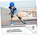 Happyyami Space-Saving Ice Skate Rack 2pcs Roller Skates Bracket Modern Design for Home School and Sports